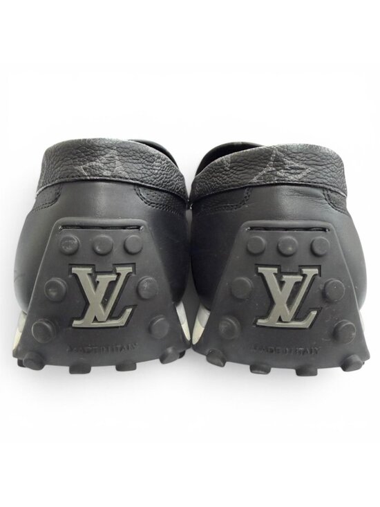 Louis Vuitton LV Line Monogram Flower Leather Loafers Driving Shoes 7.5 main image 10